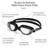 Óculos Natação Adulto Vollo Wide Vision VN101