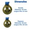 Medalha Rema Pequena Ouro 36mm