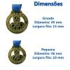 Medalha Rema Pequena Prata 36mm