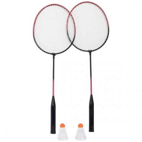 Kit Badminton Yins 2 Raquetes 2 Petecas YS37025